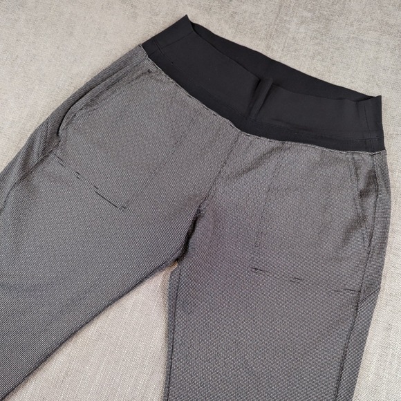 Athleta Pants - Athleta Jogger Womens M Petite Black White Venice Textured Athletic Pants